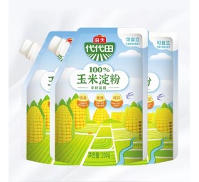 粉末包裝機-玉米澱粉帶嘴